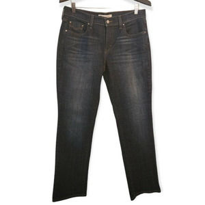 LEVI'S 505 straight leg flap pocket blue women's jeans‎ size 10M 30 x 32